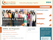 Tablet Screenshot of amwaaz.org